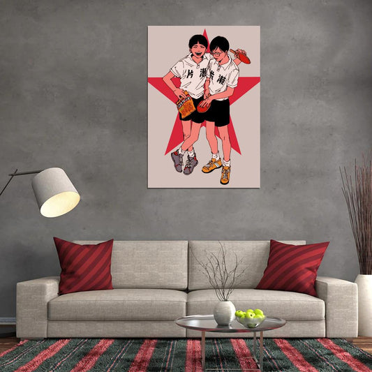Ping Pong The Animation Tv Series Drama Psychological Anime Poster - xonomax