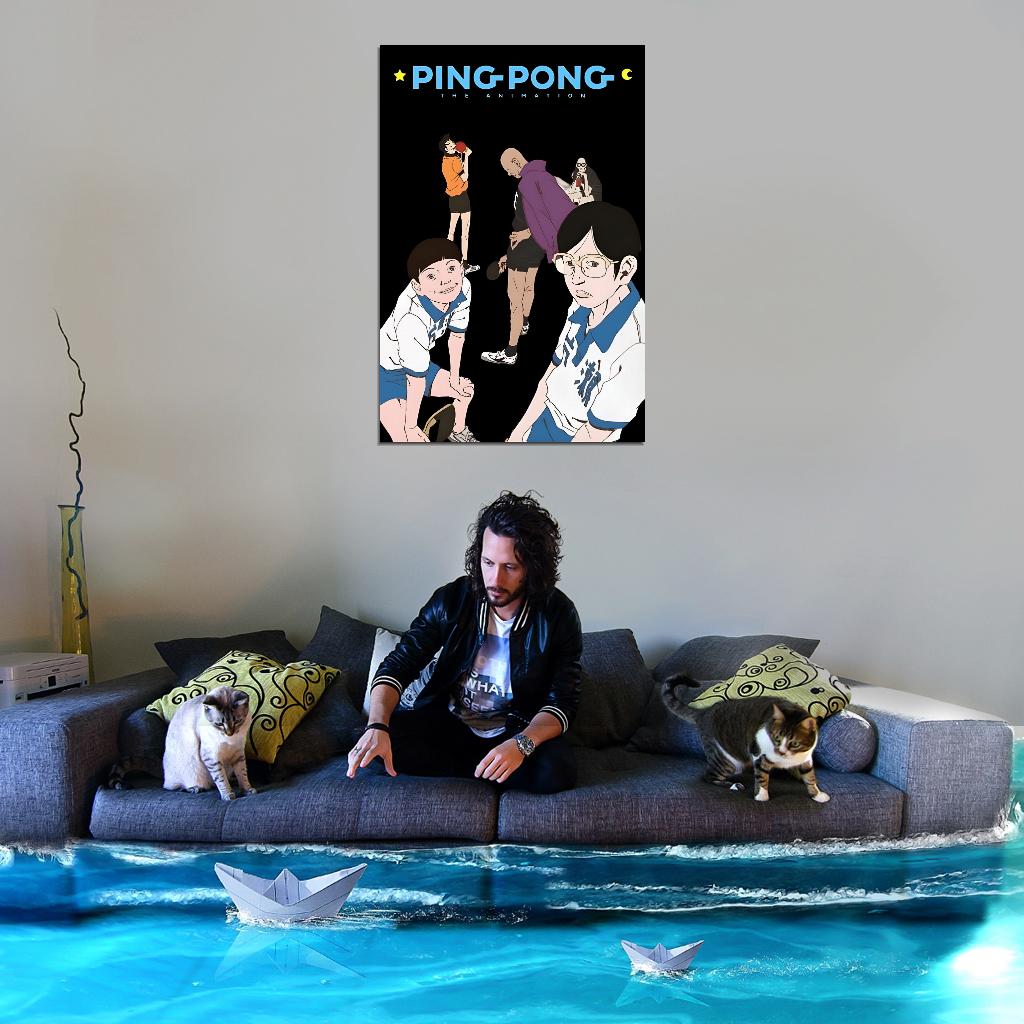 Ping Pong The Animation Tv Series Psychological Anime Poster