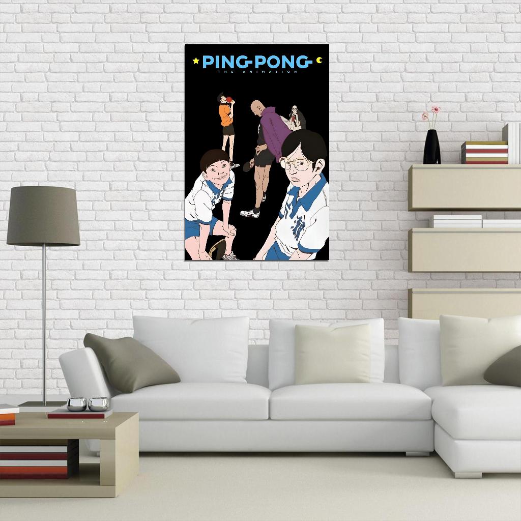 Ping Pong The Animation Tv Series Psychological Anime Poster