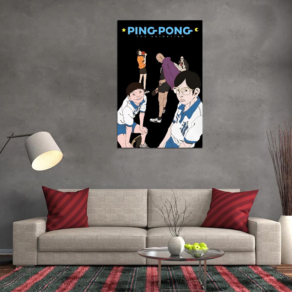 Ping Pong The Animation Tv Series Psychological Anime Poster