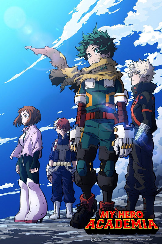 My Hero Academia Tv Series Action Superhero School Anime Poster - xonomax