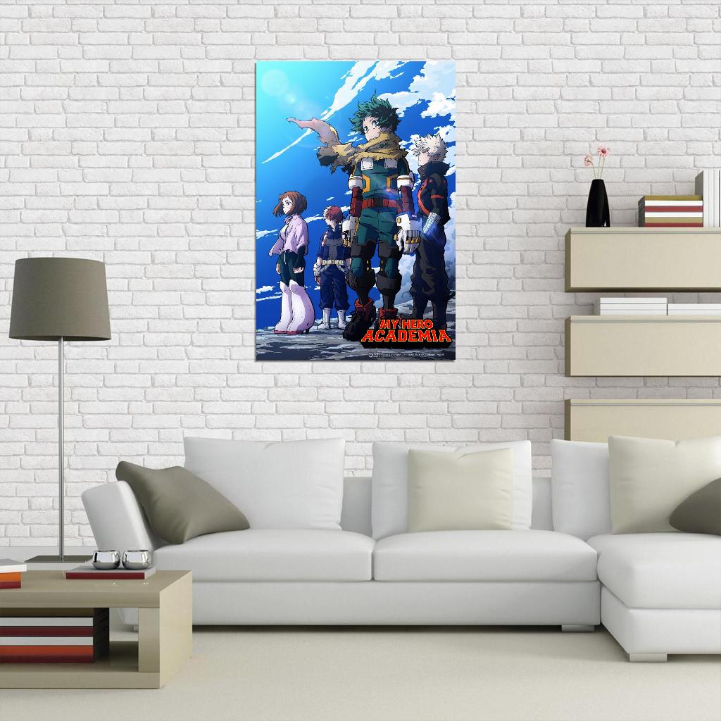 My Hero Academia Tv Series Action Superhero School Anime Poster - xonomax
