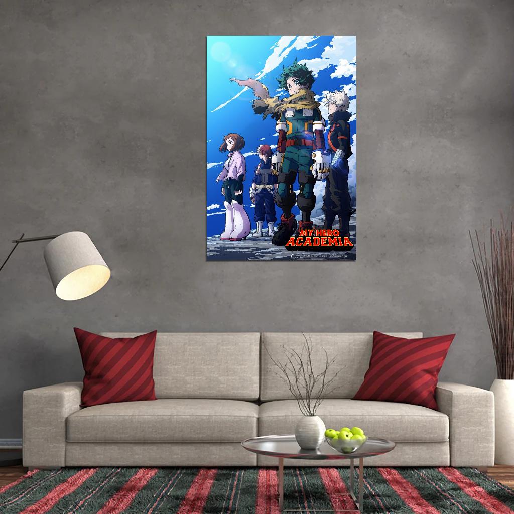 My Hero Academia Tv Series Action Superhero School Anime Poster - xonomax
