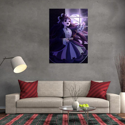 Shiki Tv Series Sunako Kirishiki Doll Horror Dark Fantasy Anime Poster - xonomax