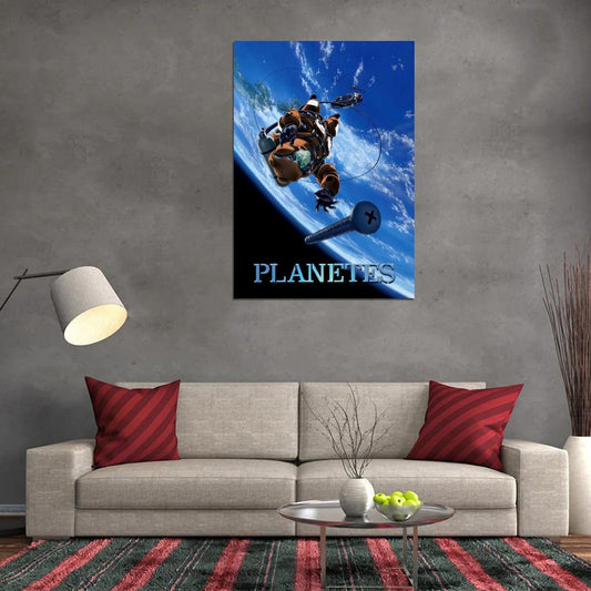 Planetes Tv Series Japanese Sci-fi Space Drama Manga Art Anime Poster - xonomax