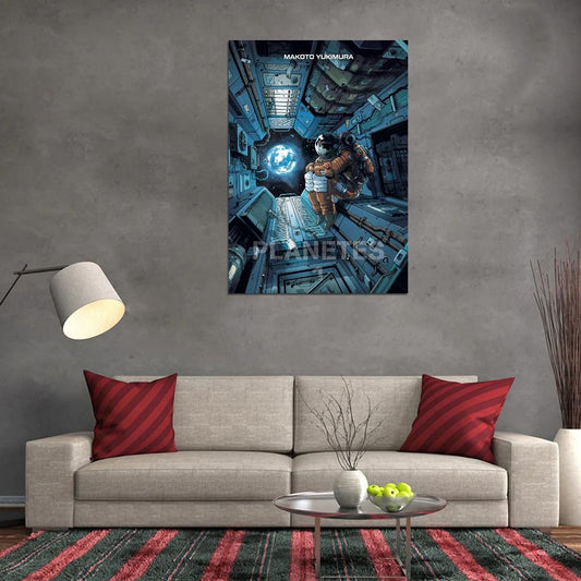 Planetes Tv Series Japanese Sci-fi Space Drama Manga Art Anime Poster - xonomax