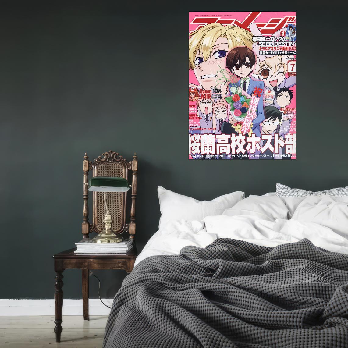 Ouran High School Host Club Japanese Anime Manga Art Poster - xonomax