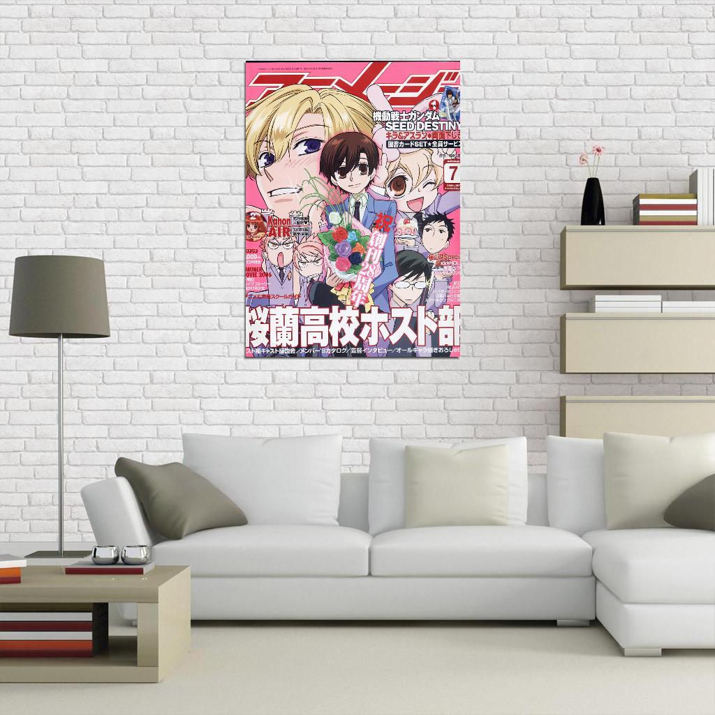 Ouran High School Host Club Japanese Anime Manga Art Poster - xonomax