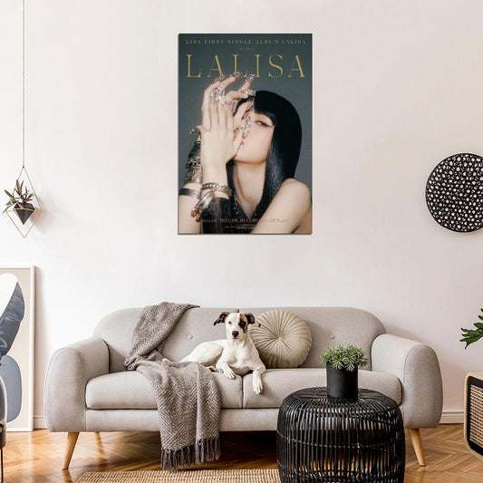 Blackpink Lisa Lalisa K-Pop Music Poster Single 2021 Photo Kpop Girl Group - xonomax