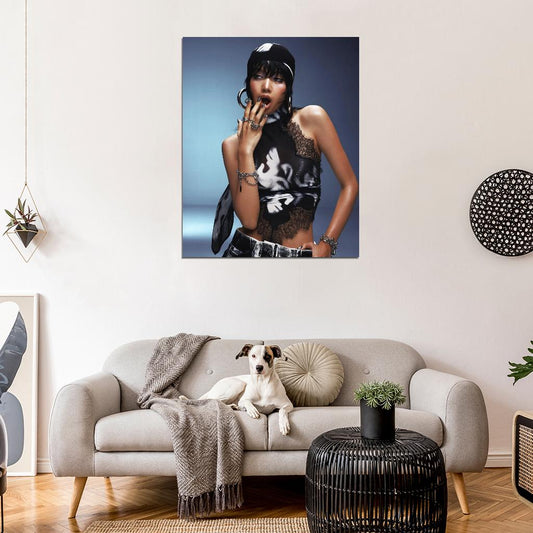 Blackpink Photo K-Pop Lisa Rockstar Music Poster Kpop Girl Group - xonomax