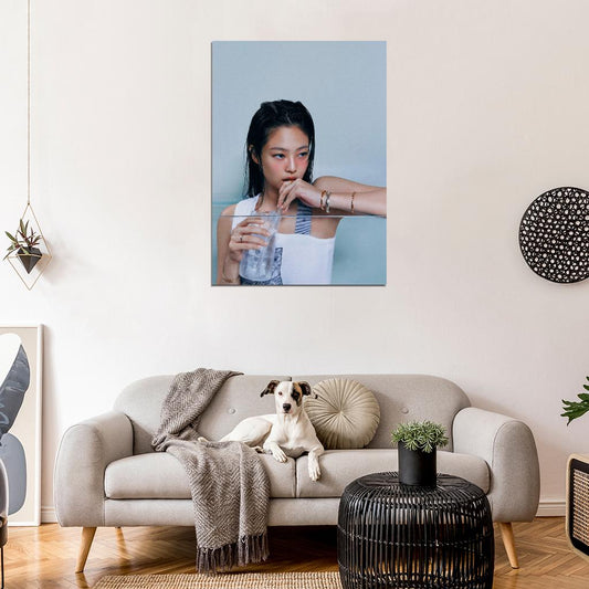 Blackpink Photo Kim Jennie K-Pop Music Poster Kpop Girl Group - xonomax