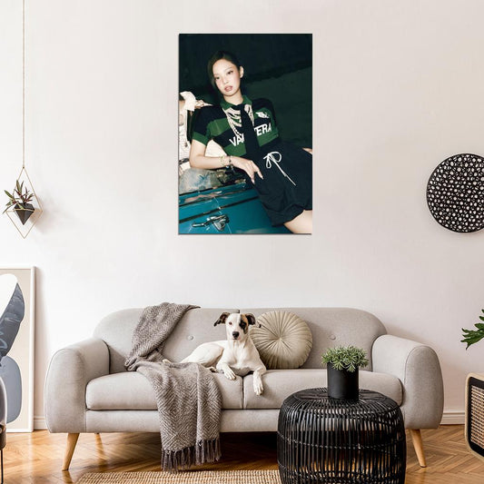 Blackpink Jennie Zico Spot Photo K-Pop Music Poster Kpop Girl Group - xonomax