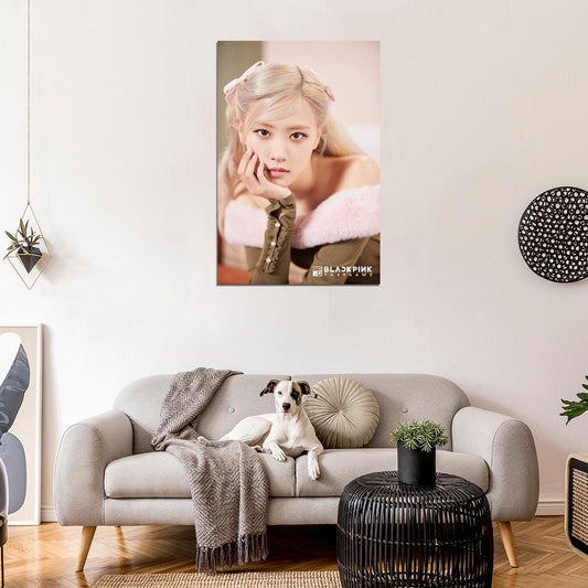 Blackpink Rose Blackpink The Game Photo K-Pop Music Poster Kpop Girl Group - xonomax