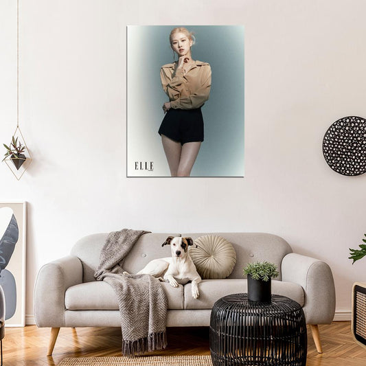 Blackpink Rose K-Pop Music Poster Korean Singer Photo Kpop Girl Group - xonomax