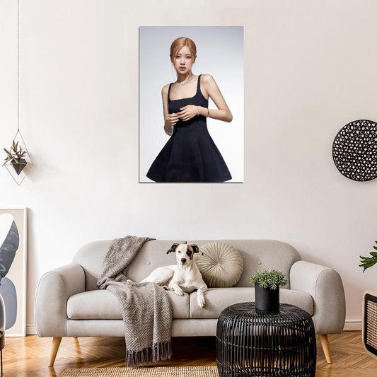 Blackpink Rose Photo K-Pop Music Poster Picture Kpop Girl Group - xonomax