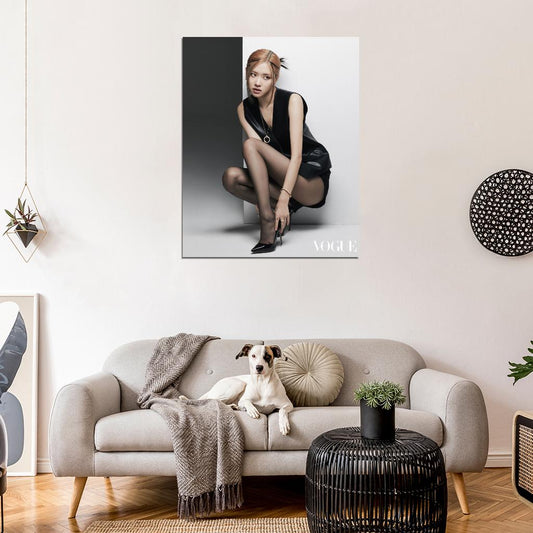 Blackpink Rose K-Pop Music Poster Photo Kpop Girl Group - xonomax