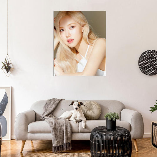 Blackpink Rose Photo K-Pop Music Poster Kpop Girl Group - xonomax