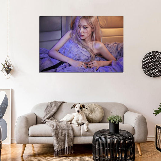 Blackpink Rose R- Concept Teaser Photo K-Pop Music Poster Kpop Girl Group - xonomax