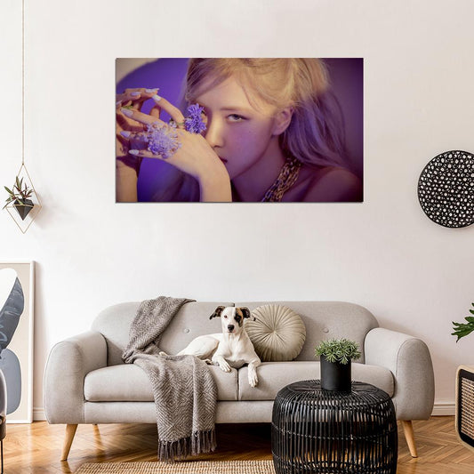 Blackpink Rose R- Concept Teasers Photo K-Pop Music Poster Kpop Girl Group - xonomax