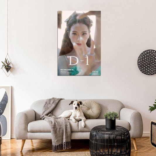 Blackpink Jisoo Me Promo Photo K-Pop Music Poster Korean Singer Print - xonomax