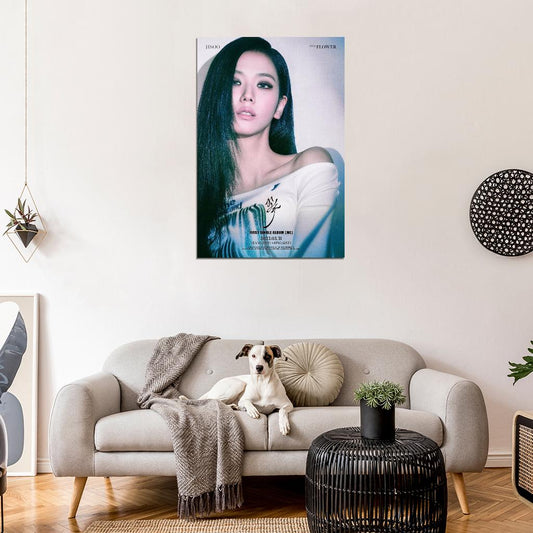 Blackpink Jisoo Single Album Promo Photo K-Pop Music Poster Kpop Girl Group - xonomax