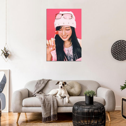 Aespa Giselle Hot Mess Photo K-Pop Music Poster Korean Girl Group - xonomax