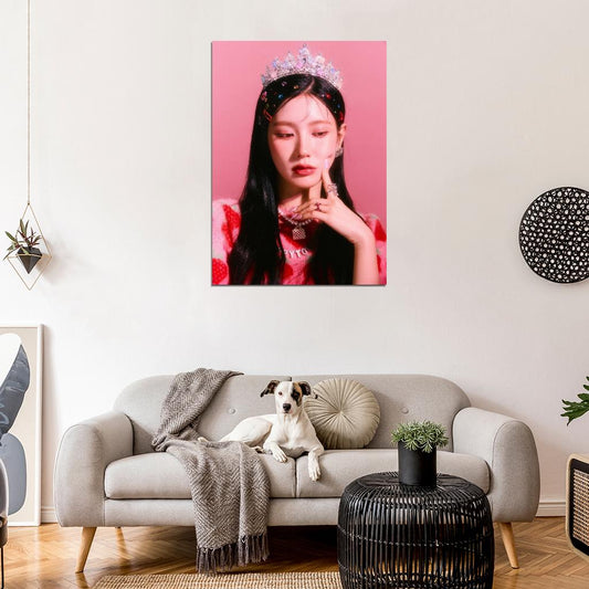 (G)I-DLE Miyeon I Feel Queencard Concept Photo K-Pop Music Poster Korean Girl Group - xonomax