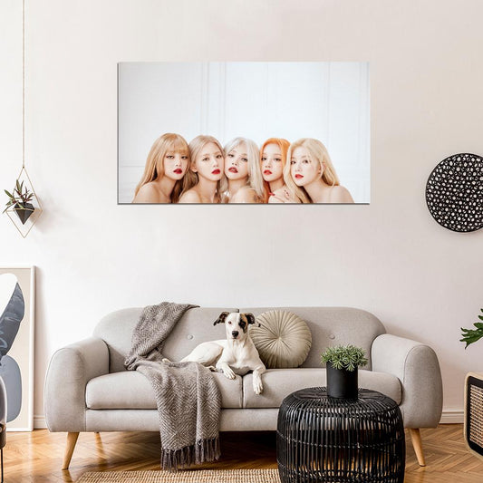 (G)I-DLE Soyeon Miyeon Minnie Yuqi ShuhuaI Love Nude K-Pop Concept Photo Kpop Poster - xonomax