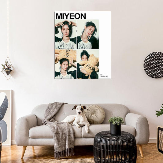 (G)I-DLE Miyeon I Feel Queencard Concept Photo K-Pop Music Poster Korean Girl Group - xonomax