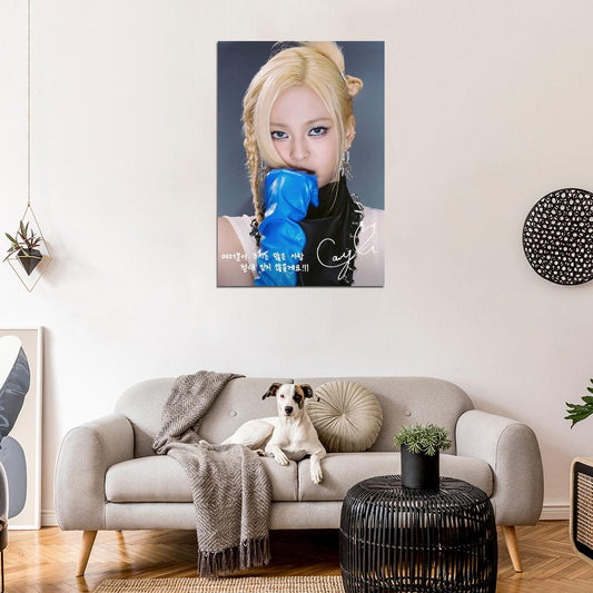 Babymonster Chiquita Signature Photo K-Pop Music Poster Korean Girl Group - xonomax