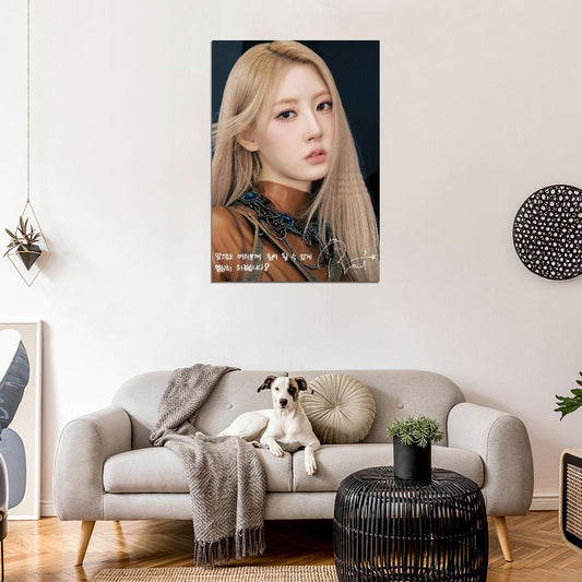 Babymonster Rami Signature Photo K-Pop Music Poster Korean Girl Group - xonomax