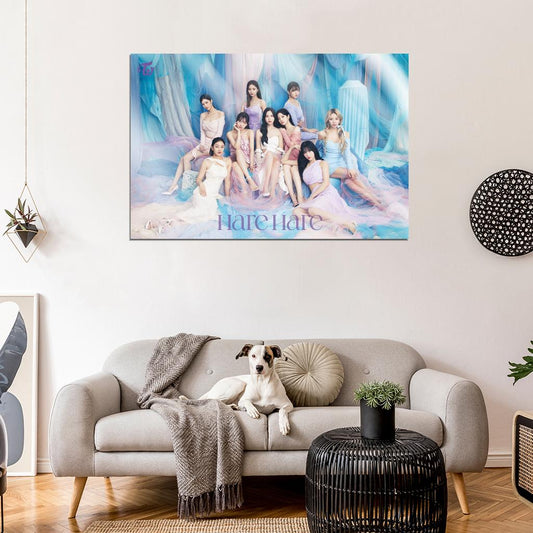 Twice Sana Momo Dahyun Tzuyu Nayeon Mina Jihyo Chaeyoung Jeongyeon Hare Hare K-Pop Photo Print - xonomax