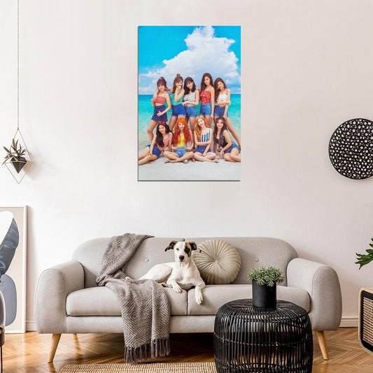Twice Sana Momo Dahyun Tzuyu Nayeon Mina Jihyo Chaeyoung Jeongyeon K-Pop Photo Kpop Print - xonomax
