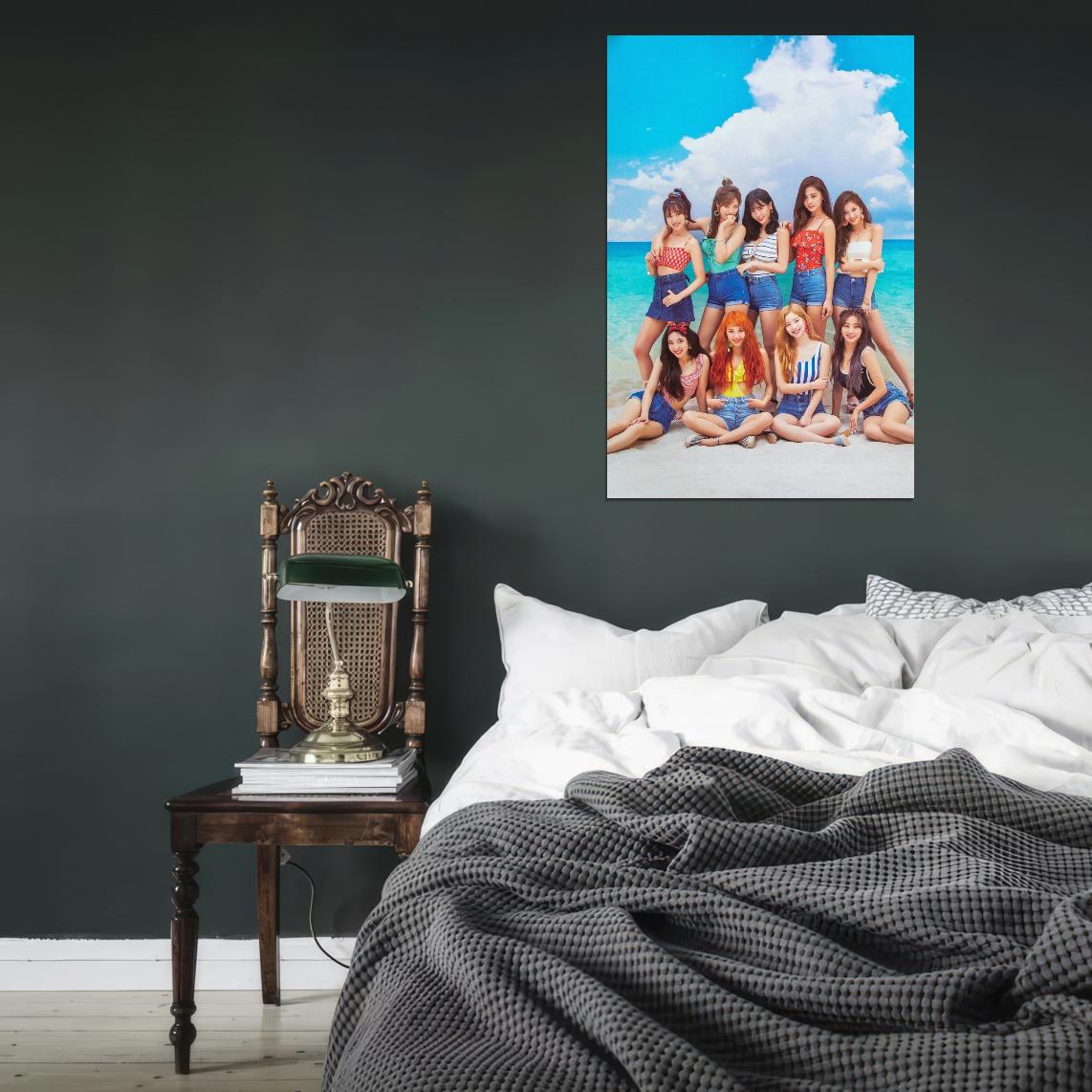 Twice Sana Momo Dahyun Tzuyu Nayeon Mina Jihyo Chaeyoung Jeongyeon K-Pop Photo Kpop Print - xonomax