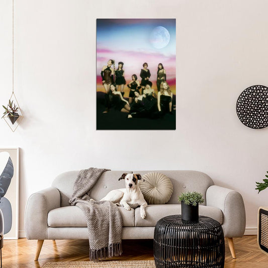 Twice Sana Momo Dahyun Tzuyu Nayeon Mina Jihyo Chaeyoung Jeongyeon Moonlight Sunrise K-Pop Photo - xonomax