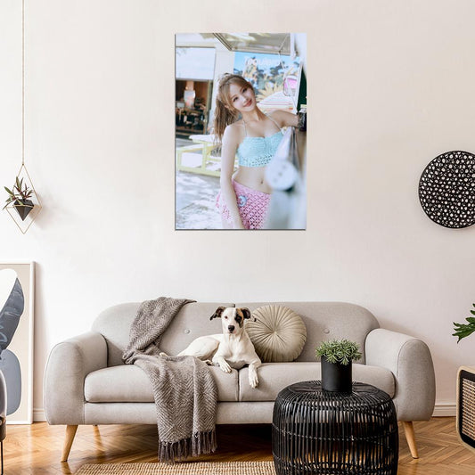 Kiss Of Life Kiof Belle Single Sticky Concept Photo K-Pop Music Poster Korean Girl Group - xonomax