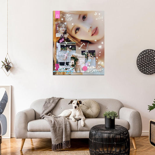 Kiss Of Life Kiof Belle Single Sticky Concept Photo K-Pop Music Poster Korean Girl Group - xonomax