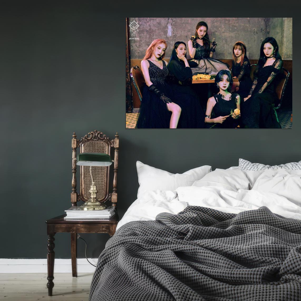 Dreamcatcher Jiu Yoohyeon Gahyeon Sua Dami Siyeon Handong Photo K-Pop Music Poster Korean Girl Group - xonomax