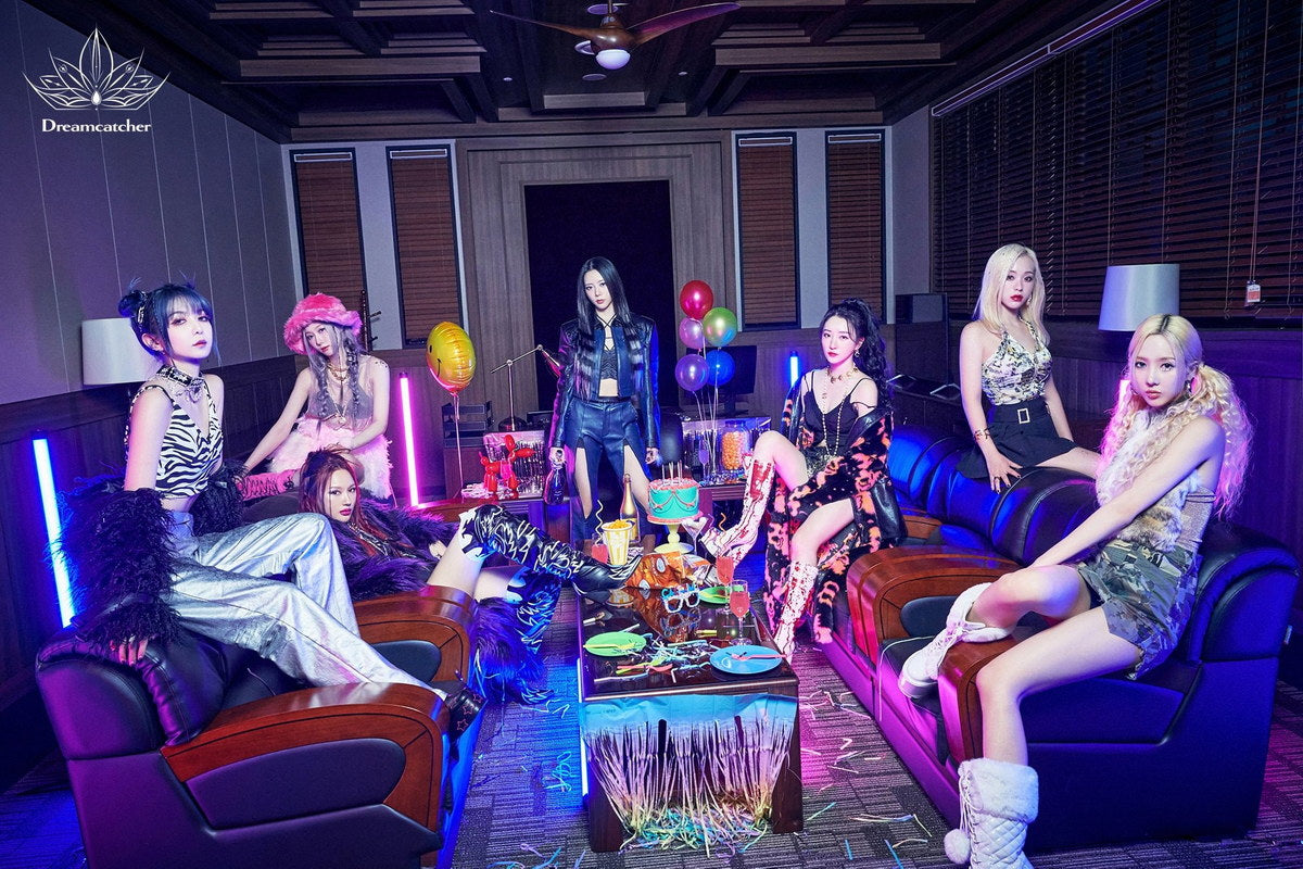 Dreamcatcher Jiu Yoohyeon Gahyeon Sua Dami Siyeon Handong Villains K-Pop Concept Photo Kpop Poster - xonomax