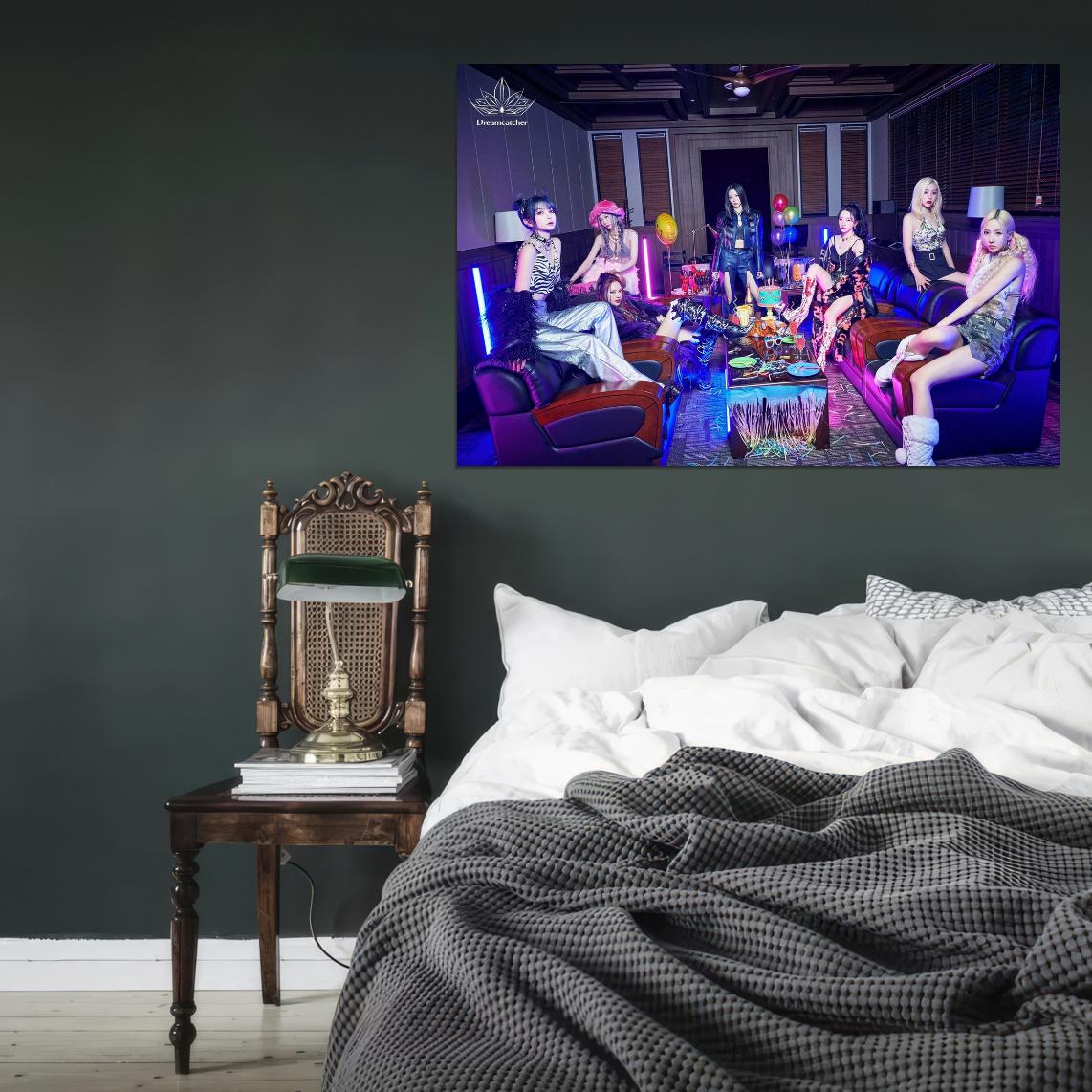Dreamcatcher Jiu Yoohyeon Gahyeon Sua Dami Siyeon Handong Villains K-Pop Concept Photo Kpop Poster - xonomax