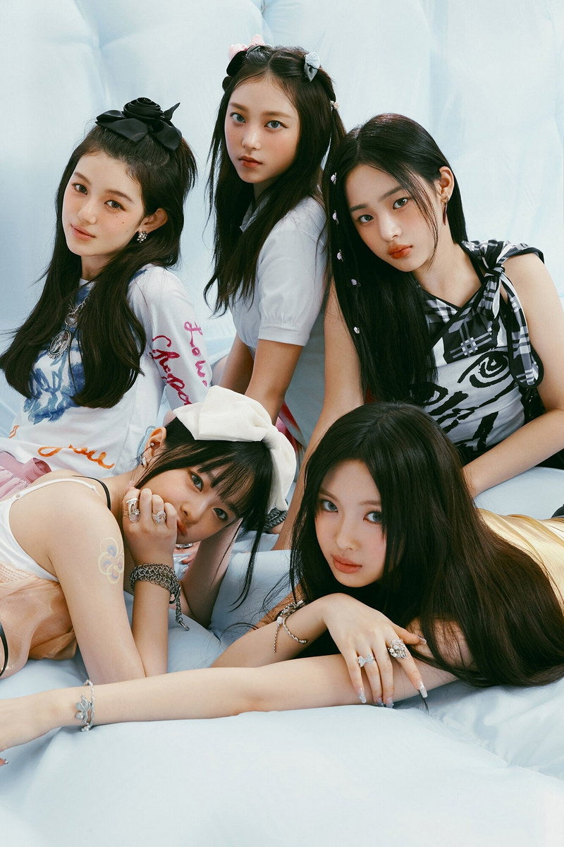 Newjeans Minji Hanni Danielle Haerin Hyein Photo K-Pop Music Poster Korean Girl Group - xonomax