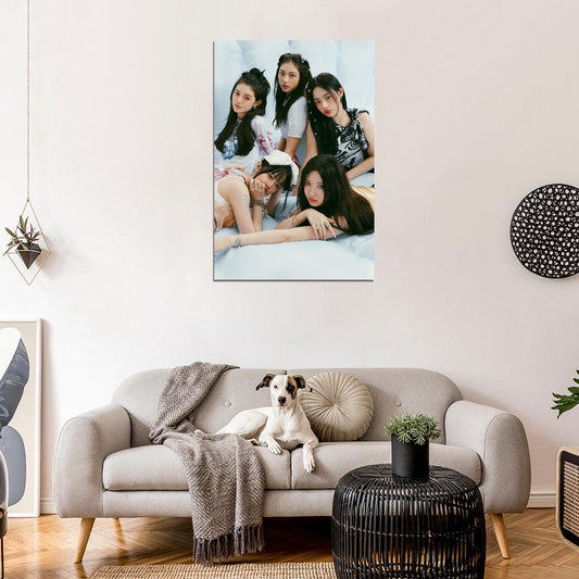 Newjeans Minji Hanni Danielle Haerin Hyein Photo K-Pop Music Poster Korean Girl Group - xonomax