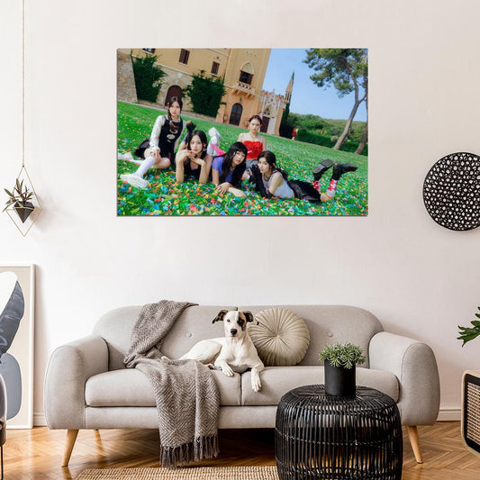 Newjeans Minji Hanni Danielle Haerin Hyein Photo K-Pop Music Poster Korean Girl Group - xonomax