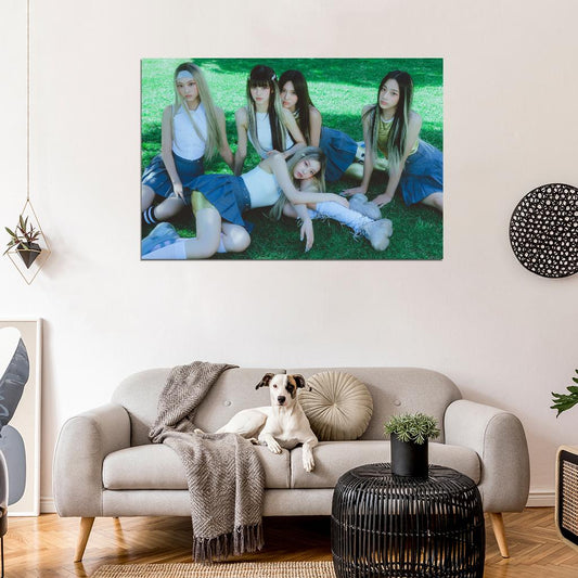 Newjeans Minji Hanni Danielle Haerin Hyein Photo K-Pop Music Poster Korean Girl Group - xonomax