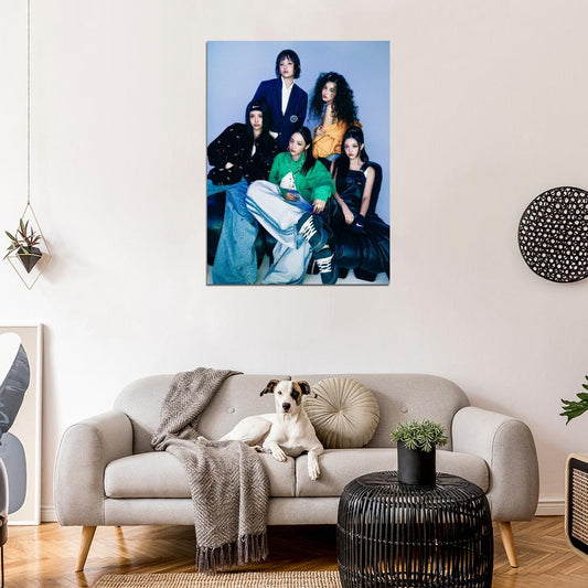 Newjeans Minji Hanni Danielle Haerin Hyein How Sweet Bubblegum K-Pop Concept Photo Kpop Poster - xonomax