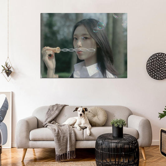 Newjeans Minji Hanni Danielle Haerin Hyein Bubble Gum K-Pop Concept Photo Music Kpop Poster - xonomax