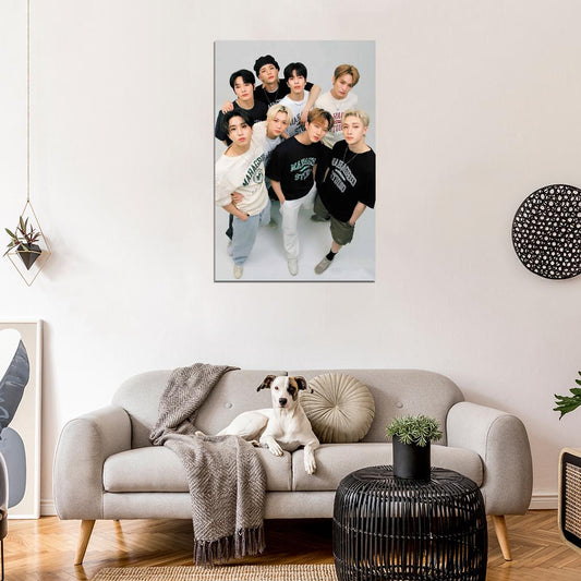 Stray Kids Bang Chan Lee Know Changbin Hyunjin Han Felix Seungmin I.n. Photo Music Kpop Poster - xonomax