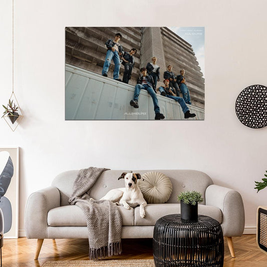 All(h)ours Allhours Kunho Youmin Xayden Minje Masami Hyunbin On N K-Pop Music Poster - xonomax