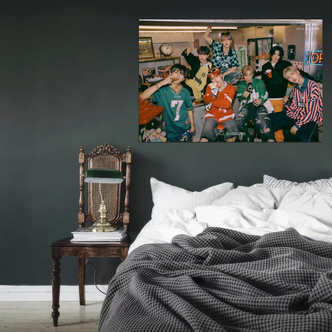 All(h)ours Allhours Kunho Youmin Xayden Minje Masami Hyunbin On N K-Pop Music Poster - xonomax