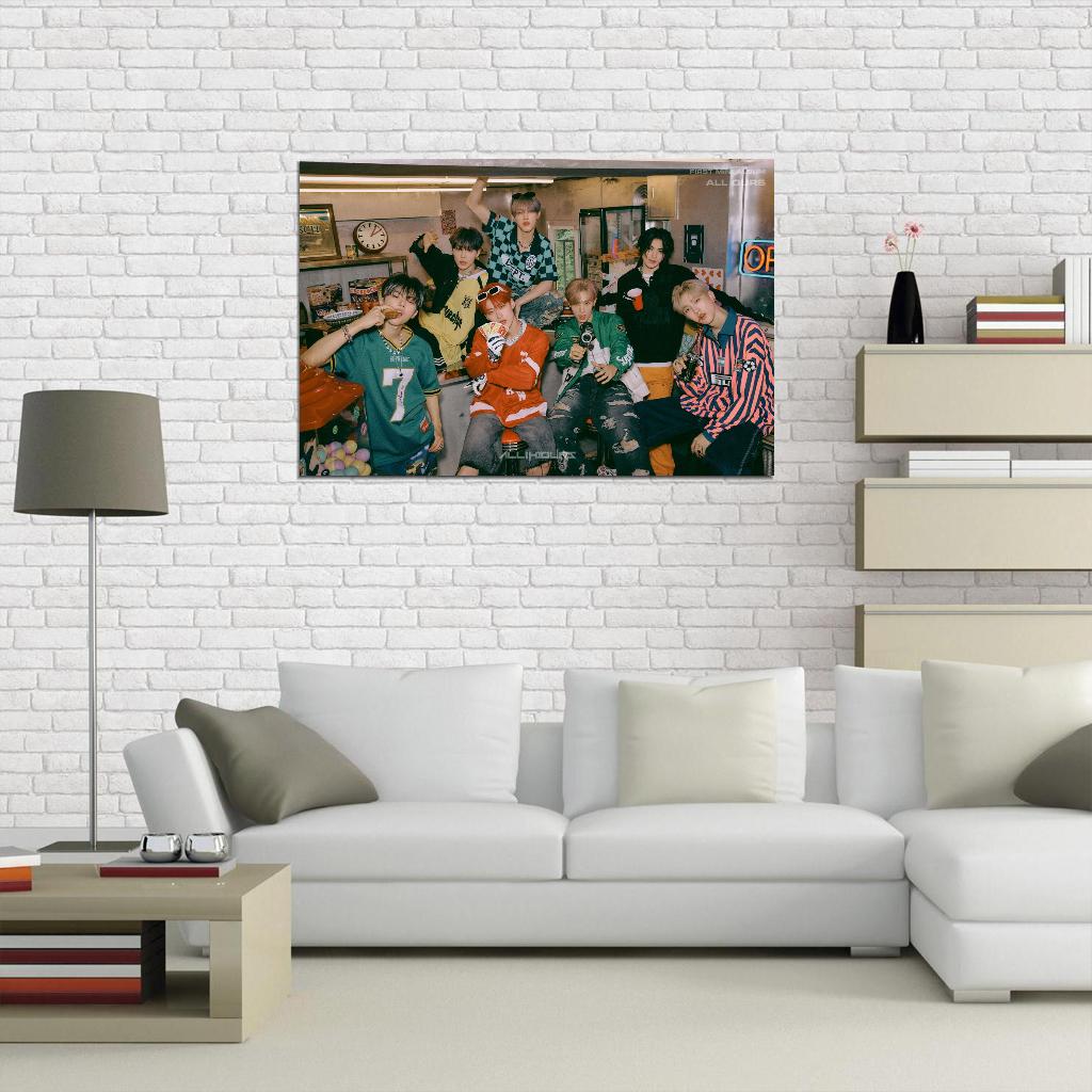 All(h)ours Allhours Kunho Youmin Xayden Minje Masami Hyunbin On N K-Pop Music Poster - xonomax